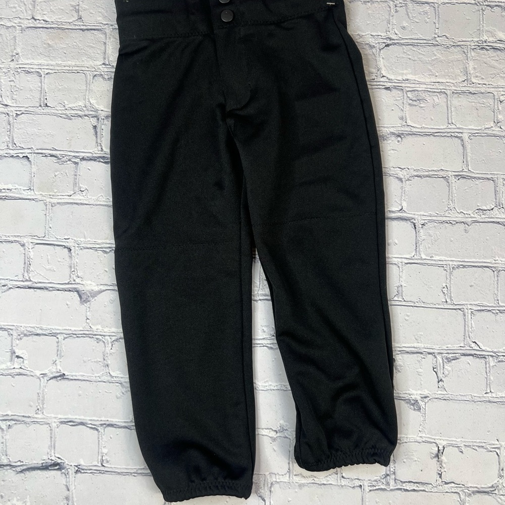 Cozy Black Kids' Baseball Pants